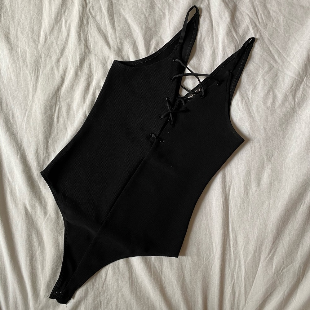 🔥5 for $25! Express Black Bodysuit